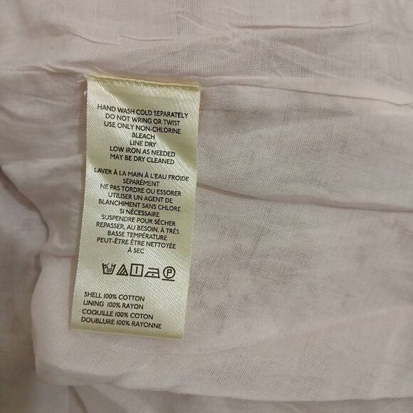 Maeve anthropologie womens medium maroon ruffle shift dress mini flare - Picture 8 of 9